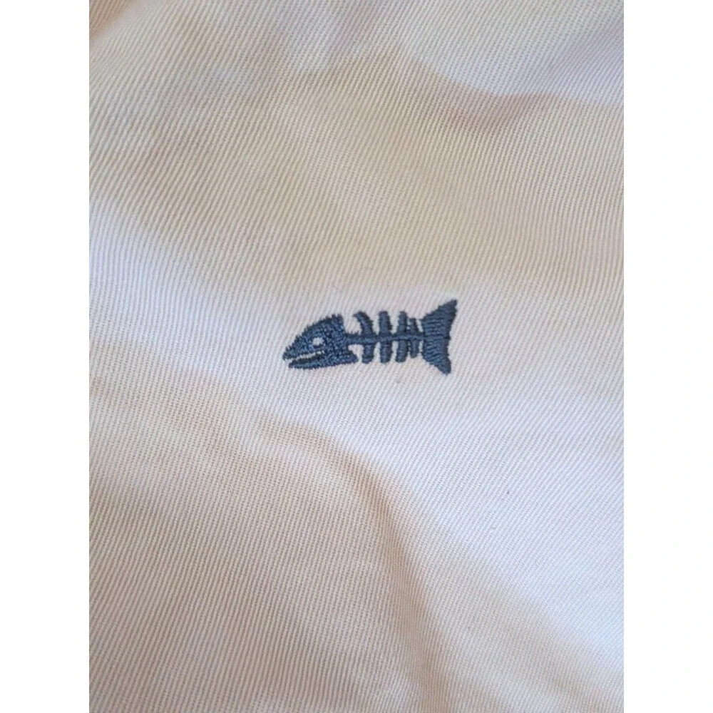 J Crew Shorts Broken In Regular Fit Pink Embroidered Fish Size 34 Chino Cotton